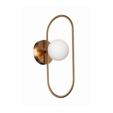 Imagem de Arandela Quality Cadre 1332 G9 Bivolt Bronze e Branco