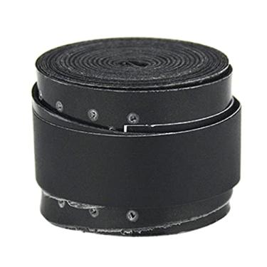 Imagem de Esquirla com Absorvente de Suor para Raquete de Raquete Faixa Elástica Tênis Squash Badminton, Preto, 4x4x2,5cm