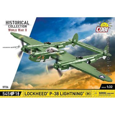 Imagem de Cobi 5726 -  Aviao Militar Americano Lockheed P-38 Lightning H  Com 545 Pcs