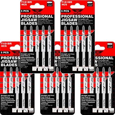 Imagem de 25 x Lâminas TopsTools T101BR de corte reverso para Bosch, Dewalt, Makita, Milwaukee e muito mais
