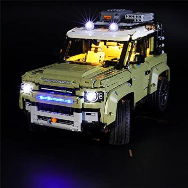 Imagem de GEAMENT LED Light Kit for Technic Land Rover Defender - Compatible with Lego 42110 Building Model (Lego Set Not Included) (with Instruction)