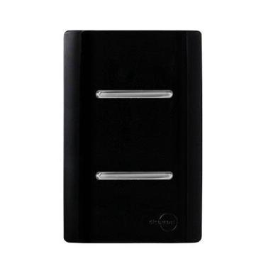 Imagem de Cj Int. Duplo Simples 4X2 - Novara Preto Brilhante Cromado