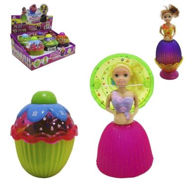 Imagem de Boneca Perfumada Mini Cupcake Girl Com Luz A Bateria