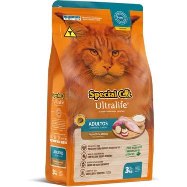 Imagem de Ração Special Cat Ultralife Adultos Frango e Arroz 3kg