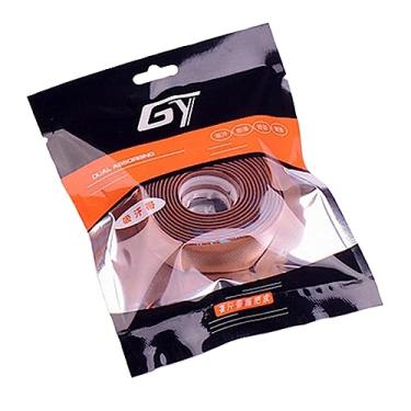 Imagem de UGPLM Fita adesiva para raquete de tênis, Fita adesiva para raquete, Absorção de suor, Grip Tennis, Wrap Grip Tape, para Squash, Beisebol, MARROM