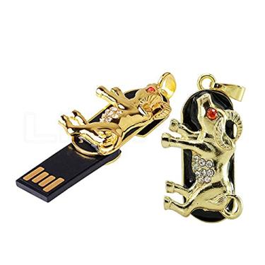 Imagem de 128 GB Metal Doze Constelações Forma USB Flash Drive USB 2.0 Stick USB Memory Stick Data Storage PenDrive Pen Drives Flash Disk USB Drive U Stick Pen Drive (Taurus)
