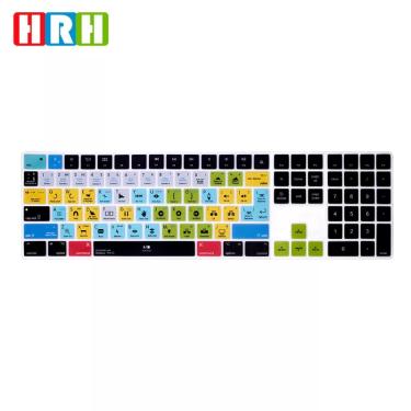 Imagem de HRH Shortcuts HotKeys Teclado  Capa da pele  Laptop Capa  Apple Magic Keyboard  Teclado Numérico