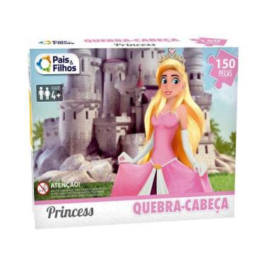 Imagem de Quebra Cabeça 150 Peças Princesas Premium Pais E Filhos
