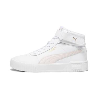 Imagem de PUMA Carina 2.0 feminino médio, 2.0 Branco-Rosa-dourado, 41