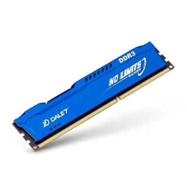 Imagem de Dale7, Memória Gamer Ddr3 8Gb 1600 Mhz Desktop Dale7 No Limits Cor:Azul
