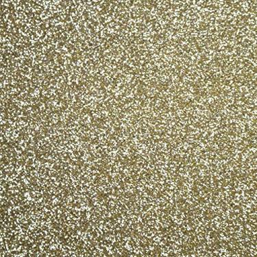 Imagem de Siser Folha Glitter HTV 50.8 cm x 30.5 cm - Ferro em vinil de transferência de calor (champanhe)