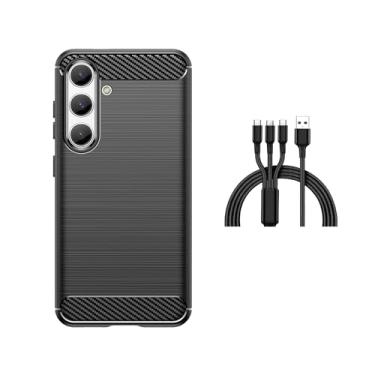 Imagem de okdiscountforyou Capa para Galaxy Note 20 Ultra 5G TPU macio janela lateral capa de telefone com bolsa de cabo de carregamento para Note20 Ultra 17.5 cm branco