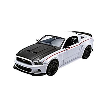 Imagem de 2014 Ford Mustang Street Racer White 1/24 Diecast Model Car by Maisto