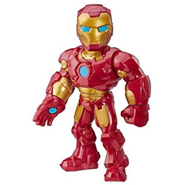 Imagem de Boneco Playskool Marvel Super Hero Adventures, Mega Mighties 30 cm - Homem de Ferro - E4150 - Hasbro