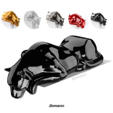 Imagem de Escultura Decorativa Estátua Pantera Bebendo Água Piscina, Luxo 102cm 