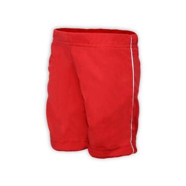Imagem de Kit 10 Bermudas Helanca Infantil Vermelho - Del France, 06