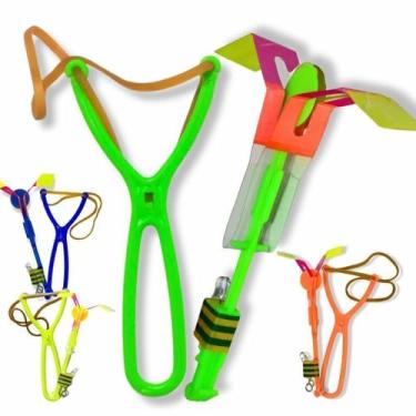 Imagem de Estilingue Com Luz De Led Voador Brinquedo Lançador Foguete - Importad