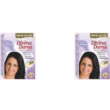 Imagem de Hene em Po Divina Dama 02x50gr Jaborandi ( Cores: Incolor, Chocolate, 
