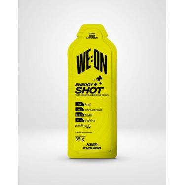 Imagem de Energy Shot Gel Carboidrato We:On Caixa 10 Sachês - Vegano, Swiss Lemo