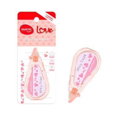 Imagem de Fita Decorativa Molin Love - Coração -  5m X 5mm - Artístico - Molin d