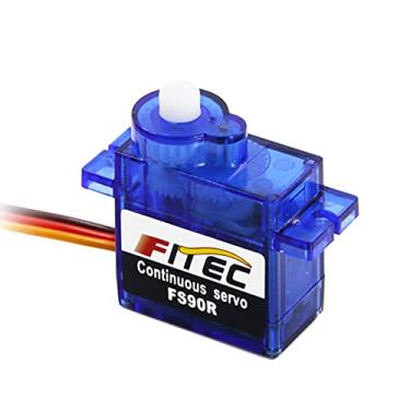 Imagem de Wishiot Feetech FS90R Micro Servo 360 Degree Continuous Rotation RC Servo Motor 9g for Arduino Microbit Robotic Helicopter Airplane Boat
