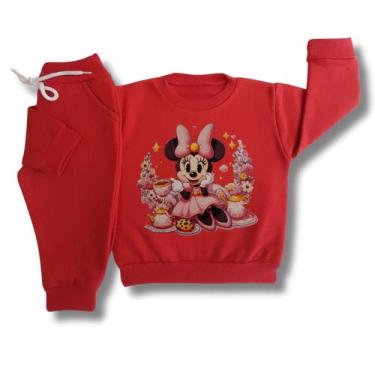 Imagem de Conjunto Moletom infantil Bebê Menina Grosso Roupa de Frio - Timiliki,