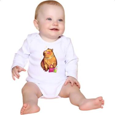 Imagem de Body intantil Capivara diva - Alearts, P