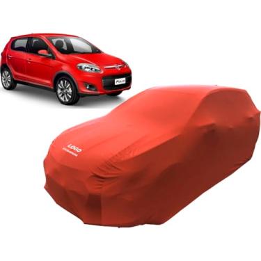 Imagem de Capa De Tecido Para Proteção Carro Fiat Palio Luxo (Vermelho)