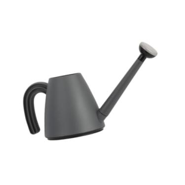 Imagem de Generic Rega pode Regar o potenciômetro com cabeça do aspersor com punho a água longa do bico 1.8L pode bocal removível para o potenciômetro do plantador, Cinza