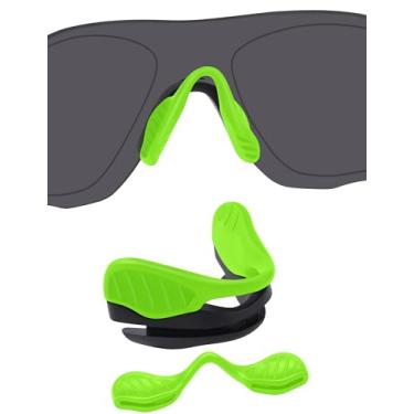 Imagem de BLAZERBUCK Almofadas de reposição para óculos de sol Oakley EVZero Path/EVZero Pitch/EVZero Range/EVZero Blades - Verde