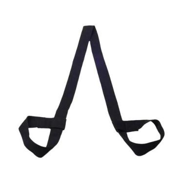 Imagem de Alça Portátil Ajustável para Transporte de Tapete de Yoga, 150cm, Pret