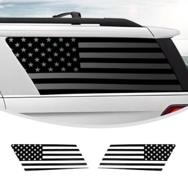 Imagem de Linskip Decalques de vidro para porta traseira compatíveis com Ford Expedition Max 2018-2025+, para decalques de vinil Expedition Max, adesivo pré-cortado para acessórios Expedition Max