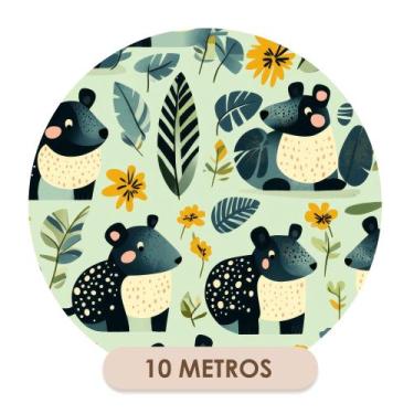 Imagem de Papel de Parede Adesivo Bichinhos Fofos - Bazar dos Quadros, 10 Metros