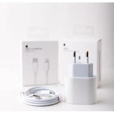 Imagem de Carregador Original Completo Usb-C 20W Turbo Compativel com Iphone-11-