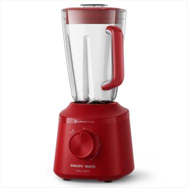 Imagem de Liquidificador Philips Walita Série 3000 Turbo HR2270 - 1000W - Jarra 3 Litros - Lâminas ProBlend 4 - Vermelho