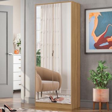 Imagem de Armário multiuso Sapateira 2 Portas Com espelho e 1 Gaveta Austin