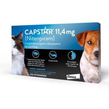 Imagem de Capstar 11,4 Mg Para Cães E Gatos Cx 6 Comprimidos