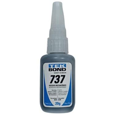 Imagem de Kit Cola Instantânea Alta Viscosidade com Borracha 20 g 737 2 Unidades