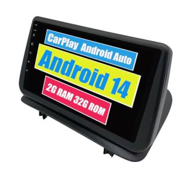 Imagem de RoverOne Central Multimídia para Renault Clio 3 CLIO 3 2005-2014 com CarPlay Android Auto Navegação GPS Bluetooth Radio Estéreo WiFi