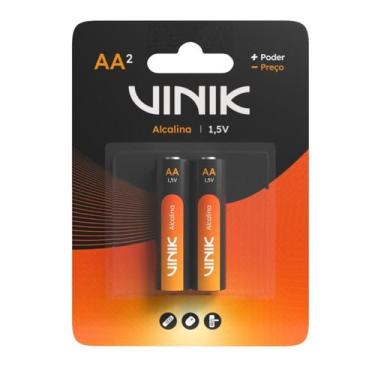 Imagem de Pilha Alcalina Aa C/2 1.5V - Vp2Ab2A - Vinik