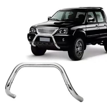Imagem de Parachoque Quebra Mato L200 Sport 2003 2004 2005 2006 Cromo - Solar