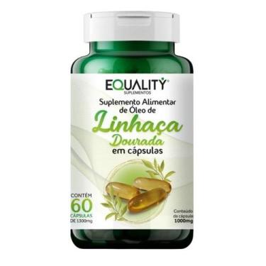 Imagem de Óleo de Linhaça Dourada 1000mg 60 cápsulas - Equality