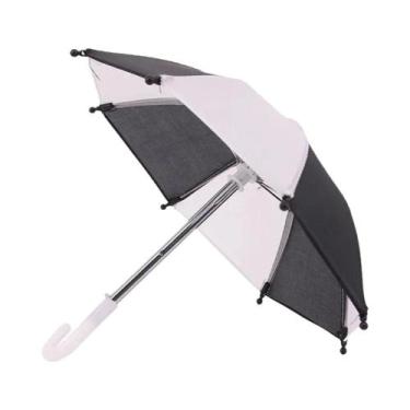 Imagem de Roupas De Boneca De Pelúcia Preta, Capa De Chuva Para Boneca De 43cm, 