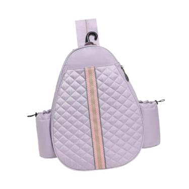 Imagem de Colaxi Mochila acolchoada para raquete de tênis, mochila transversal, bolsa para raquete de badminton para mulheres e homens, raquetes de pickleball, Tolet