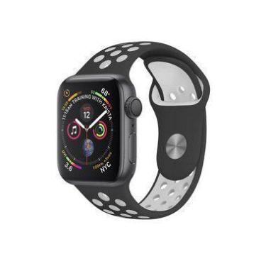 Imagem de Pulseira Apple Watch 38/40 Armor Runing Preto/Branco Gshield - Gorila 