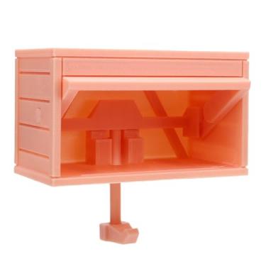 Imagem de Diydeg Porta-chaves para garagem de carro com porta de abrir, garagem de carro de brinquedo pequena e porta-chaves para parede, para entrada, corredor, porta da frente