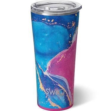 Imagem de Swig Life Copo de 650 ml, copo de caf isolado com tampa, compat vel com suporte de copo, seguro para lava-lou as, a o inoxid vel, canecas de viagem grandes isoladas para bebidas quentes e frias (Razzleberry)