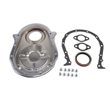 Imagem de 1 conjunto SHLPDFM kit de juntas e parafusos de aço cromado para Chevy BBC 396 427 454