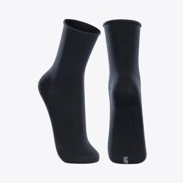 Imagem de Par de Meias Lupo Masculina Sem Punho Cano Longo 01275-001, Azul marin