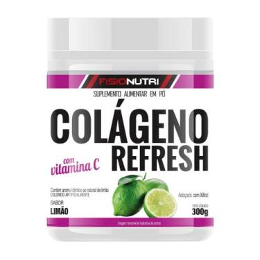 Imagem de Colágeno hidrolisado com vitamina c refresh limão - Fisionutri